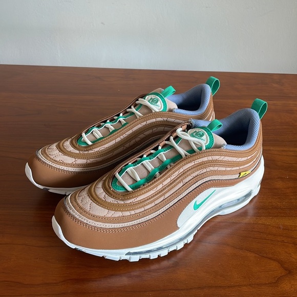 Nike Air Max 97 SE Moving Company Brown/White Sneakers DV2621-200 NWOB - Picture 4 of 5